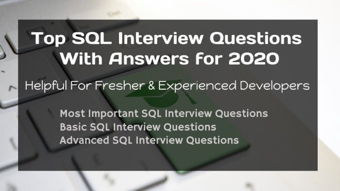 sql interview questions and answers