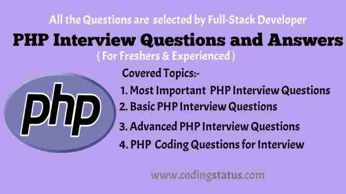 php interview questions and answers