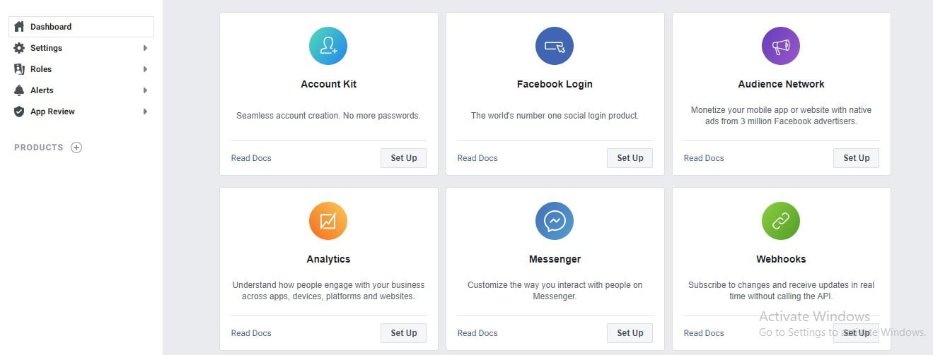 facebook app product