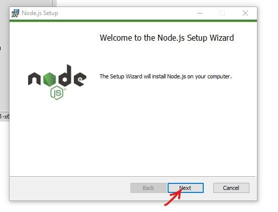 download & install node.js 