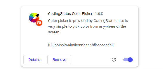javascript color picker chrome extension
